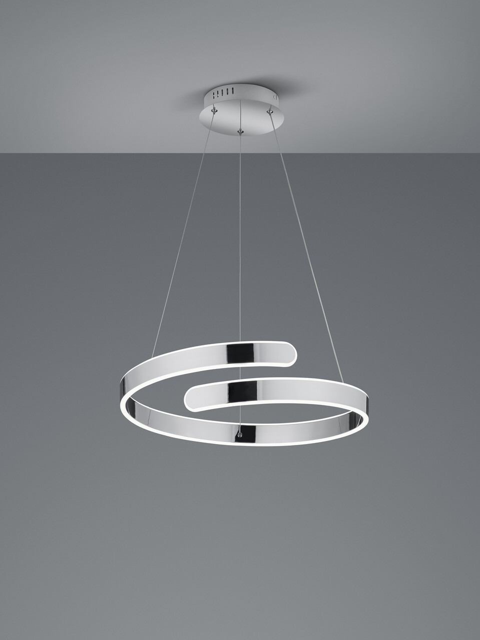 Lustra Parma, RL, 50x150 cm, 37W, 1x SMD, metal, argintiu - imagine 3